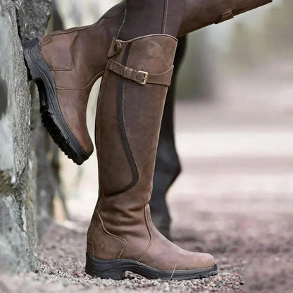 Hanna - Leather Boots