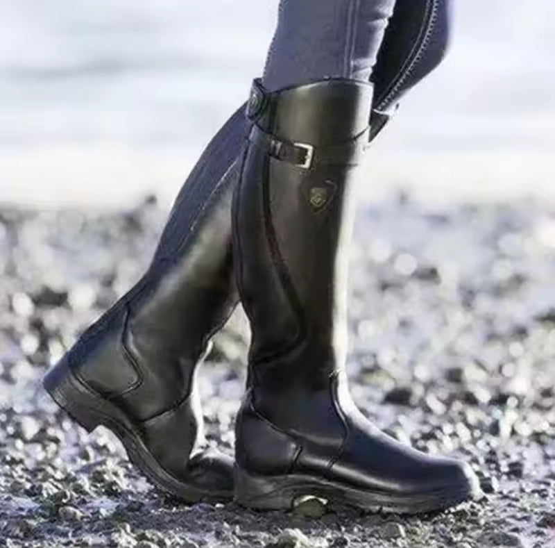 Hanna - Leather Boots